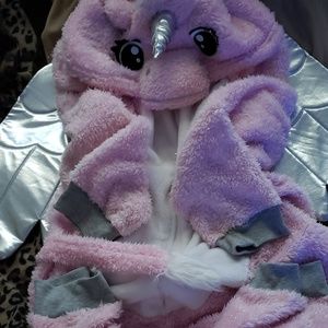 Adult Unisex Pink Unicorn Onesie with Wings